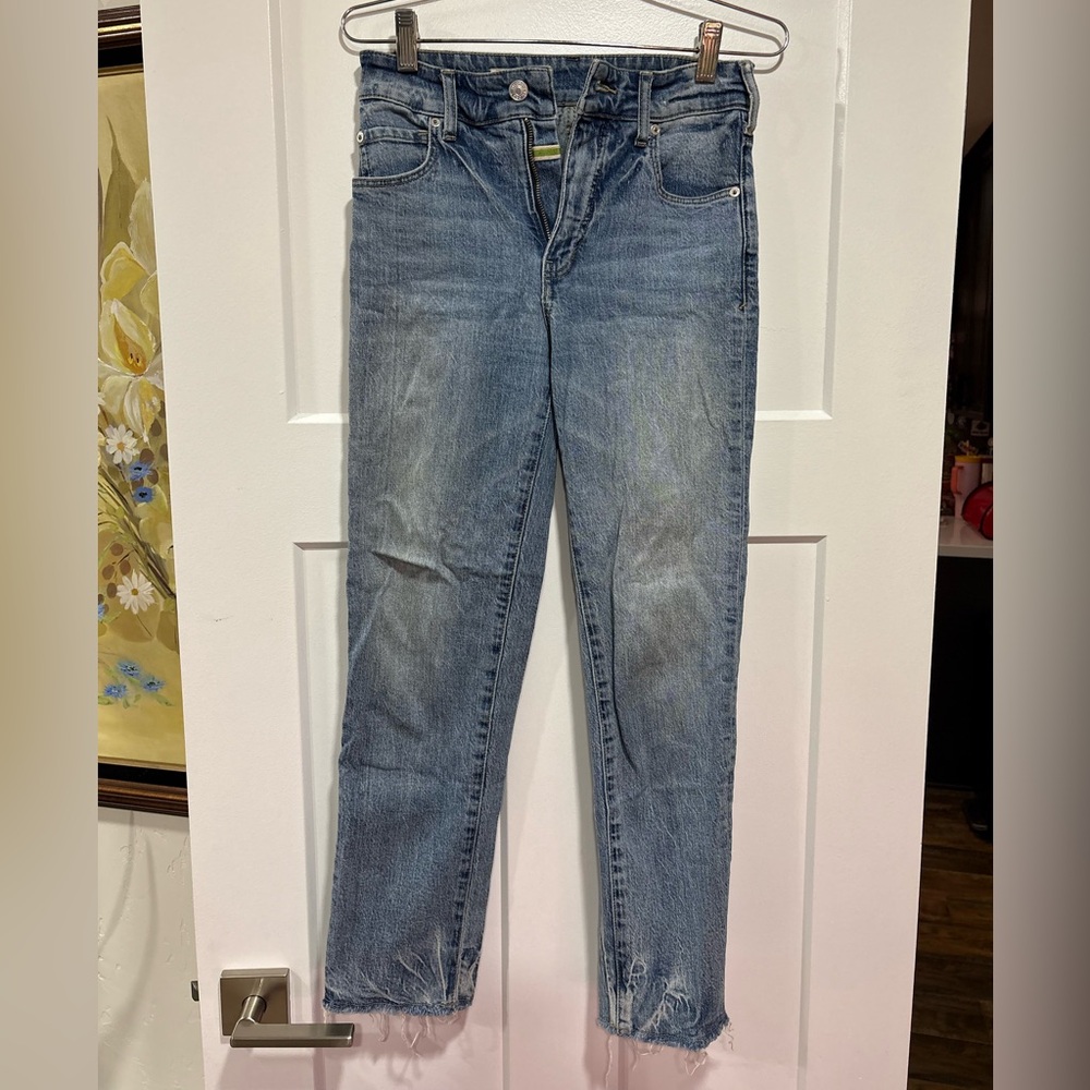 Pilcro Light Blue Denim Women's Straight Leg Jeans